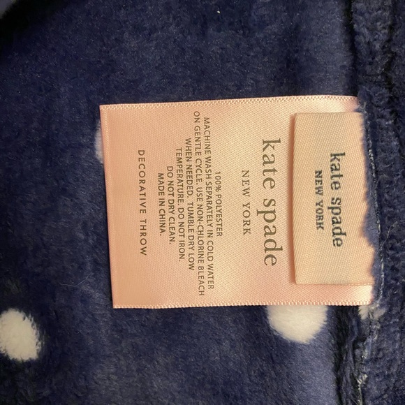 kate spade Bedding New Kate Spade Plush Fleece Throw Blanket Poshmark